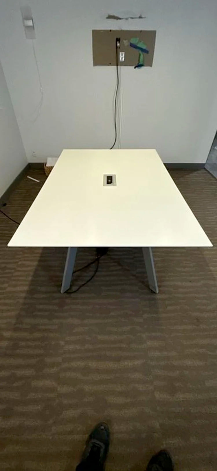 6' Rectangle Boardroom Table w/Electrical