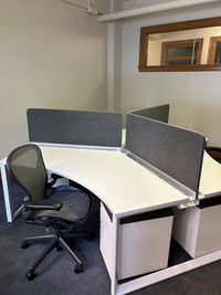 Workspace48 3-pod Workstation w/BF Ped