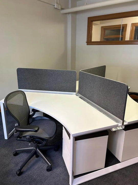 Workspace48 3-pod Workstation w/BF Ped