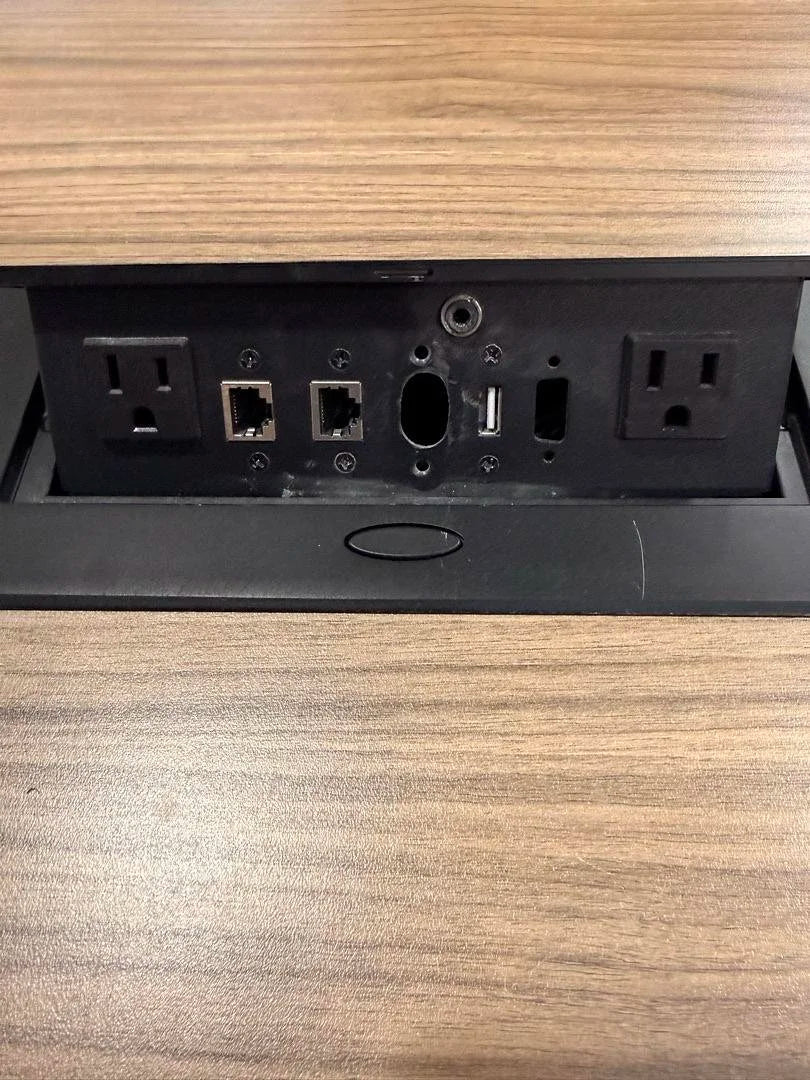 8' Rectangle Boardroom Table w/Electrical