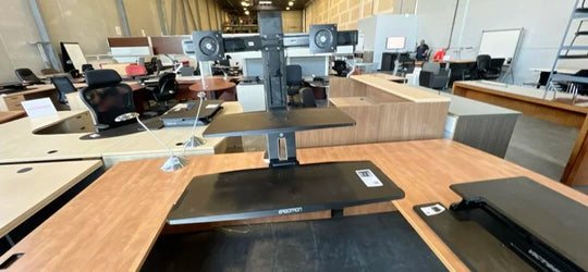 Ergotron Sit/Stand Dual Monitor Arm (Bolt Through)