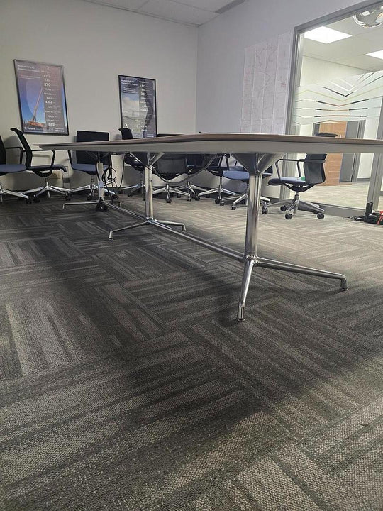 Steelcase 12' Rectangle Boardroom Table w/Electrical