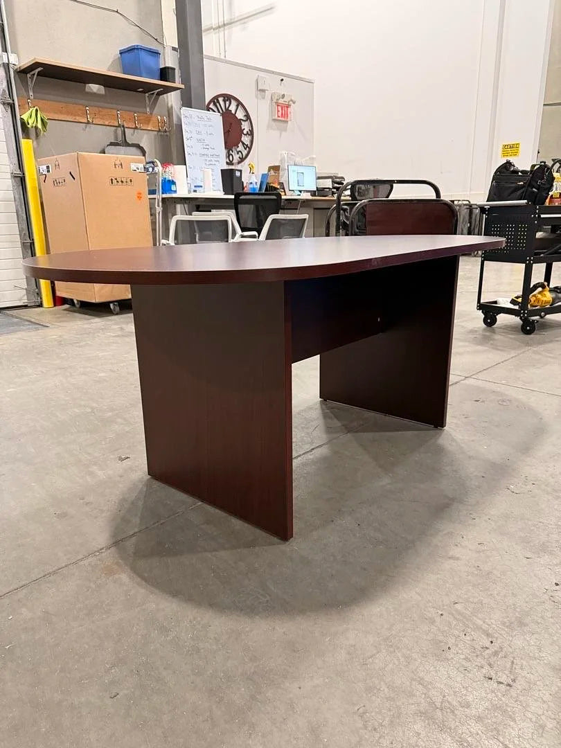 6' Racetrack Boardroom Table