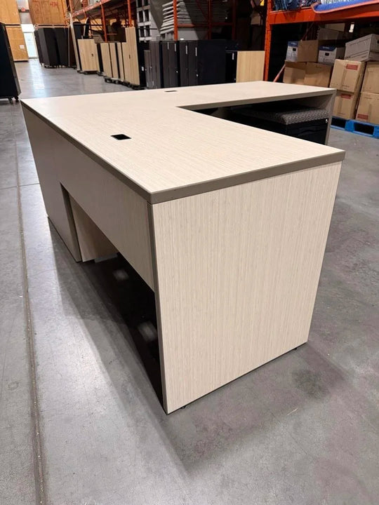 LH L-Shape Desk w/BF Ped