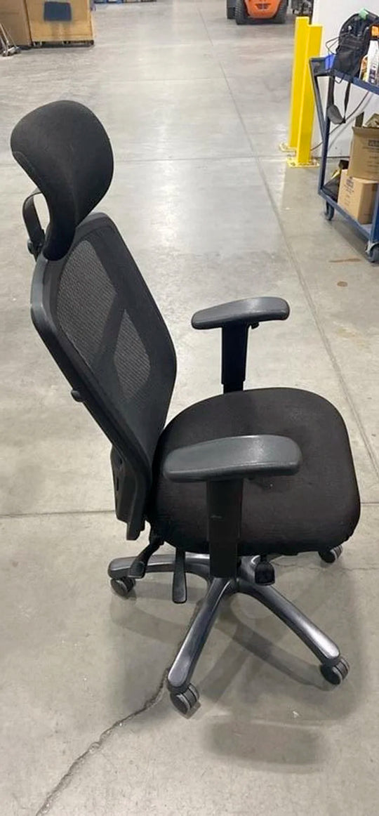 Mesh Back Fabric Task Chair w/Headrest