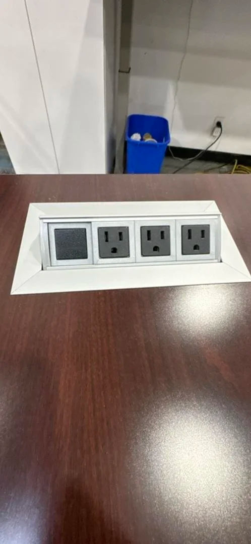 LH L-Shape Electronic Sit Stand Desk w/BBF Ped