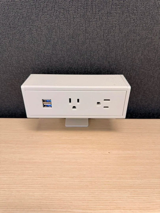 7' Herman Miller Electronic Sit Stand Desk w/Privacy and Power