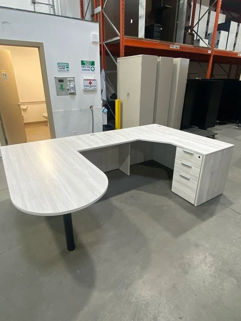 LH U-Shape Desk w/BBF Ped