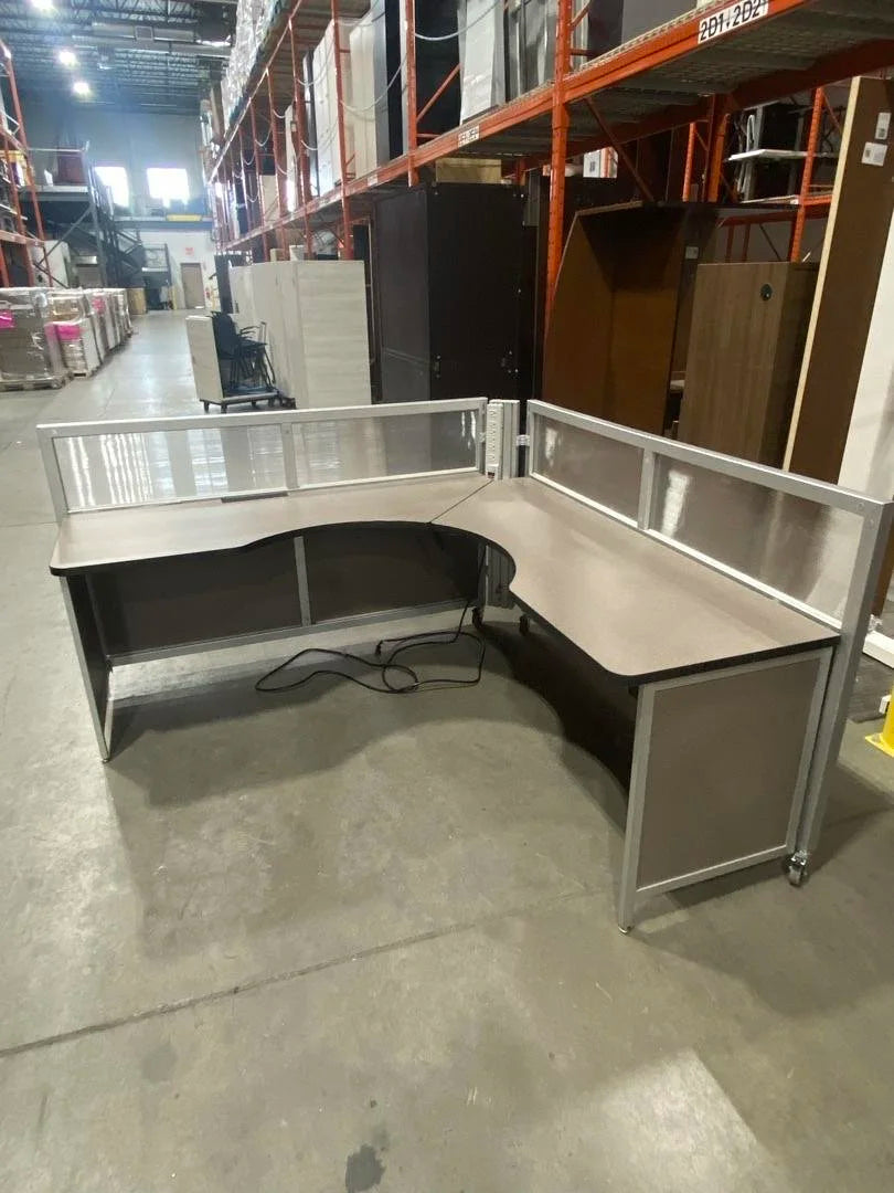 Swiftspace Mobile Folding L-Shape Workstation