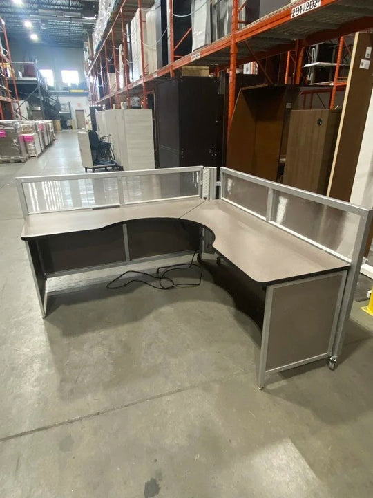 Swiftspace Mobile Folding L-Shape Workstation