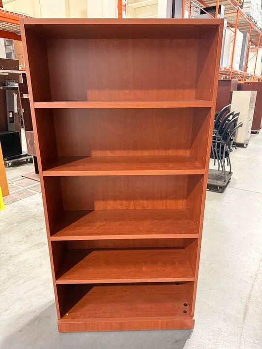 Wooden 5-High Bookcase