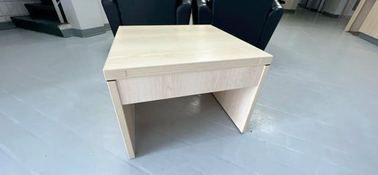 24" Wooden Square Side Table