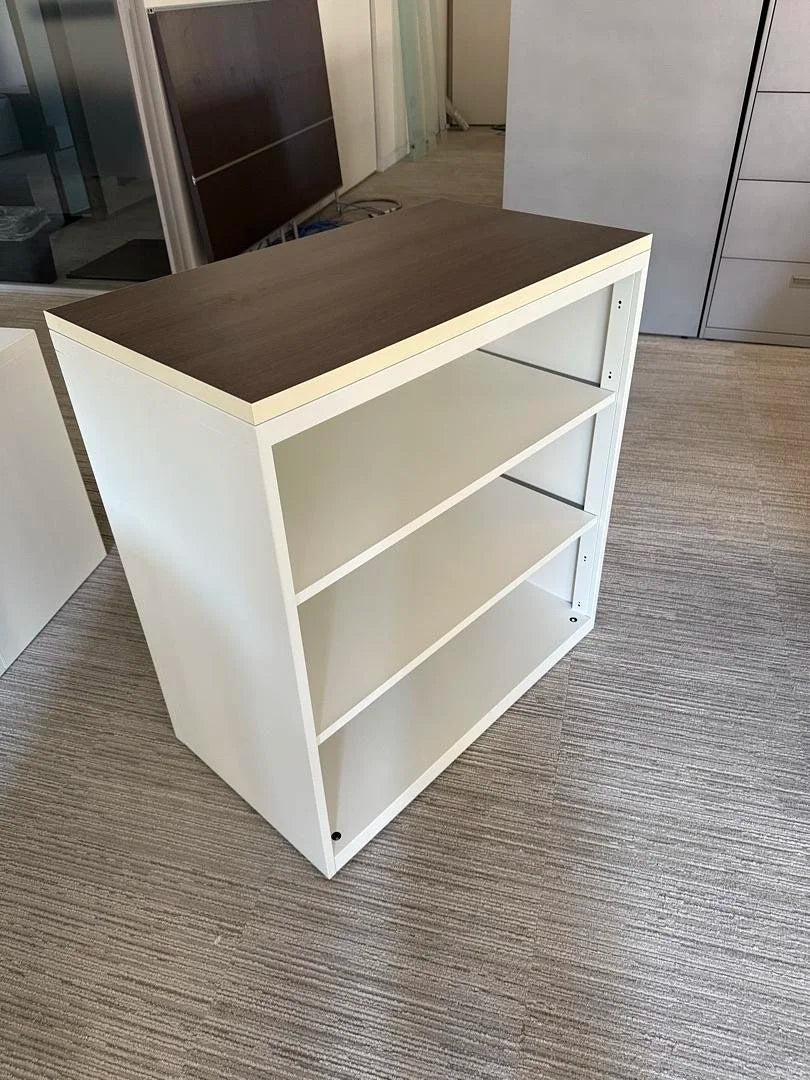 Metal 3 High Bookcase w/Surface Top