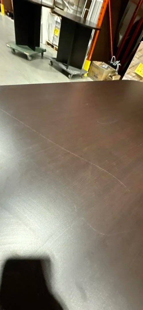 8' Racetrack Boardroom Table (Scratches on Surface)