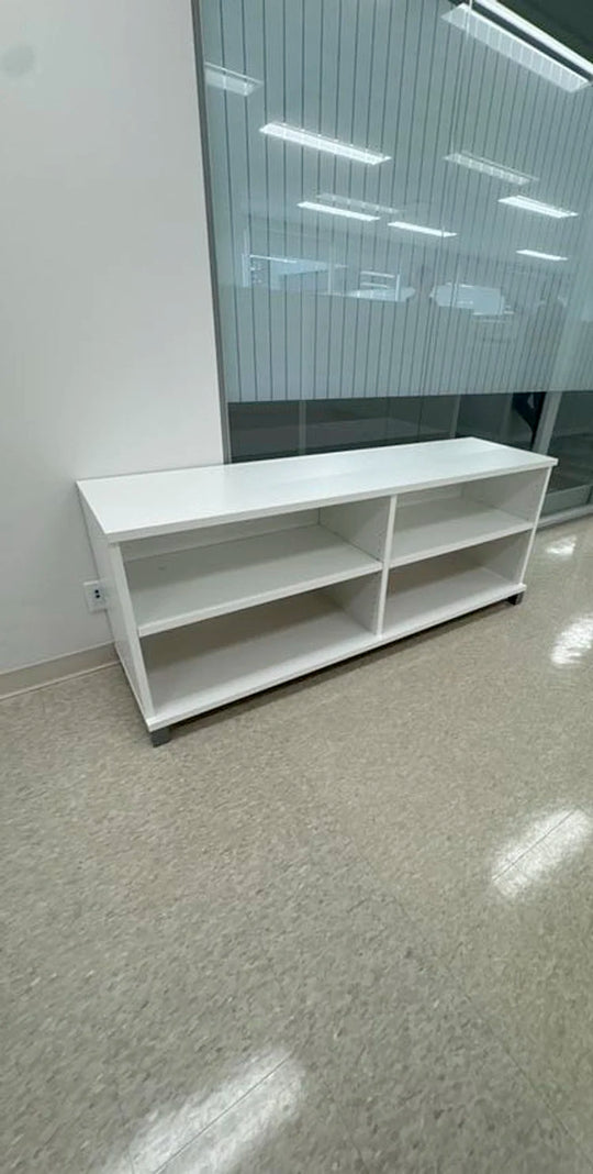 6' Wooden 4-Shelf Credenza