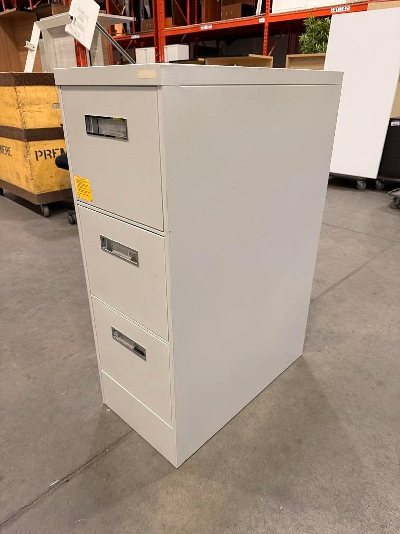 Metal 3-High Vertical File Cabinet