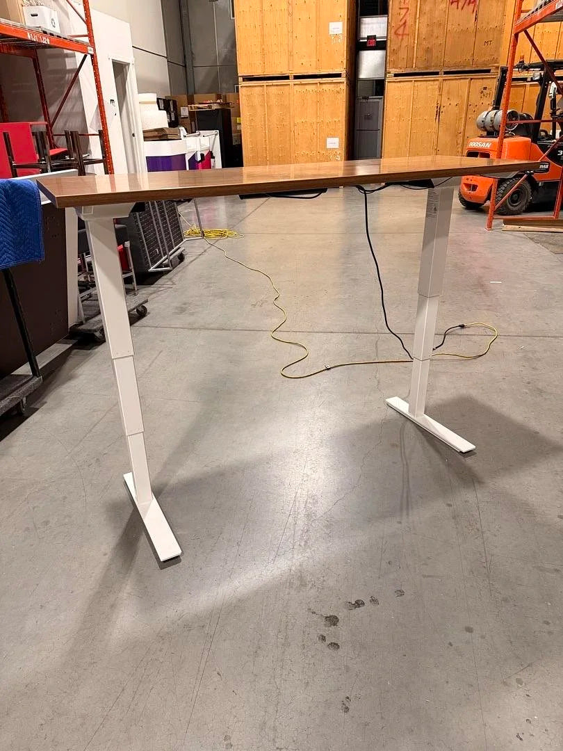 6' Haworth Electronic Sit Stand Desk
