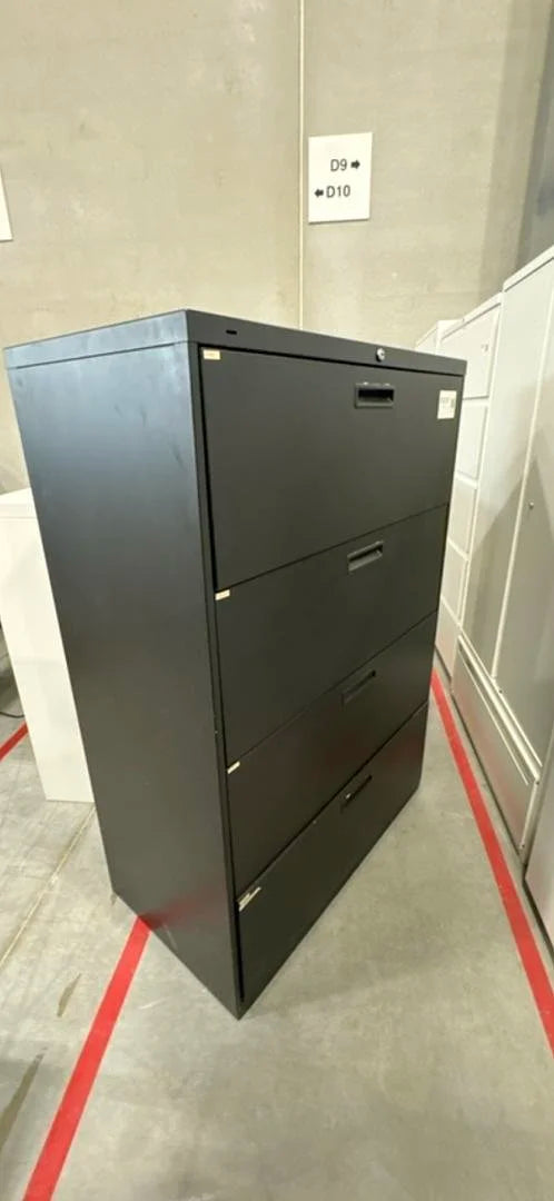 Metal 4-High Lateral File Cabinet