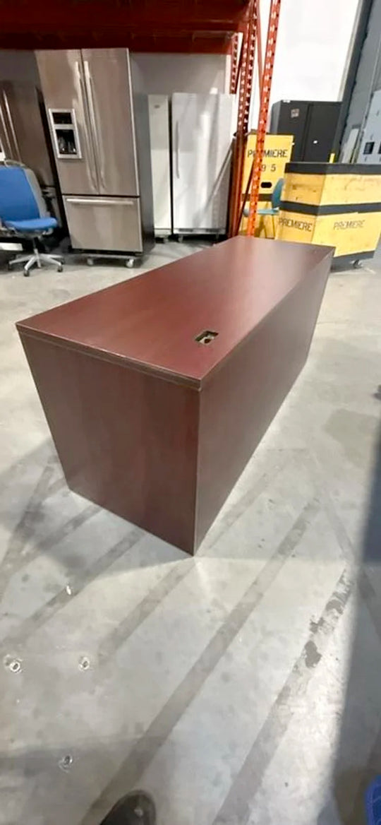 Straight Desk w/BBF Ped