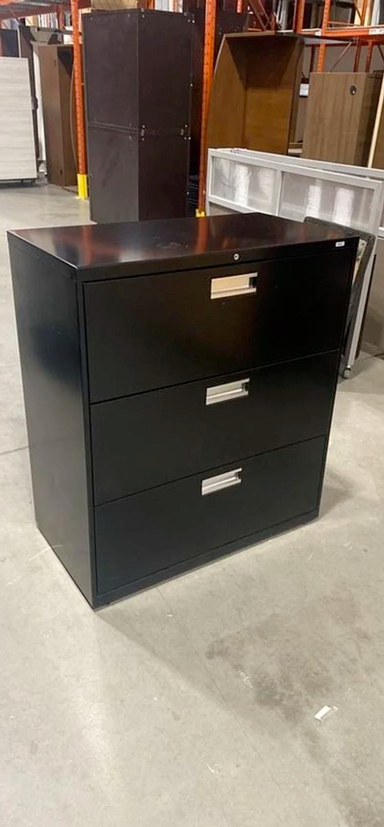 Metal 3-High File Cabinet