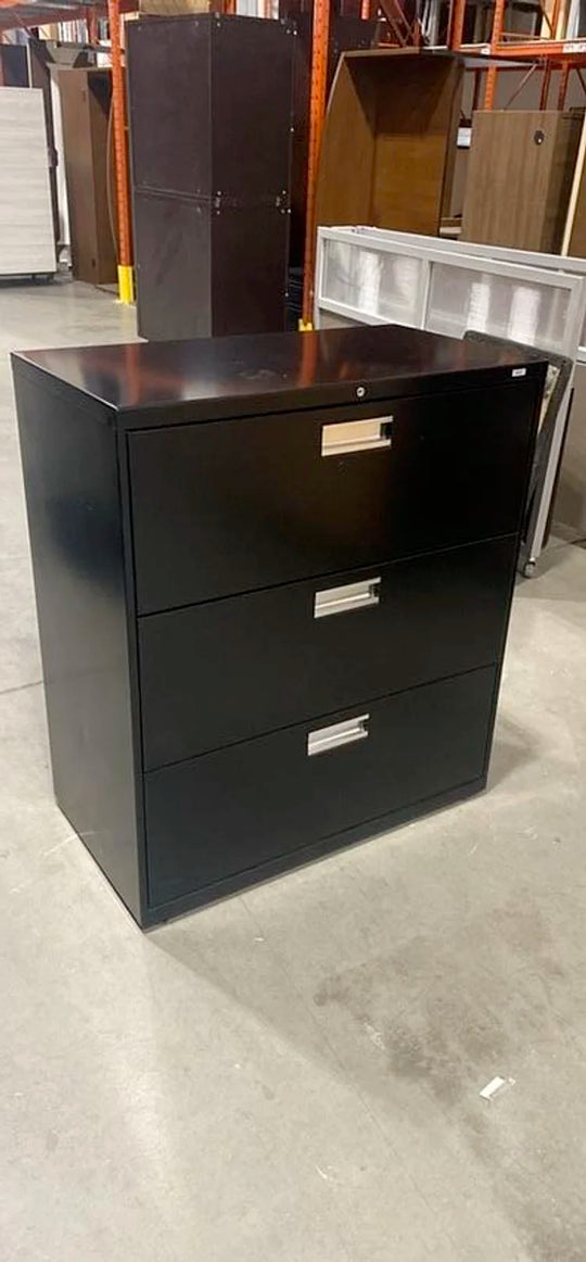 Metal 3-High File Cabinet
