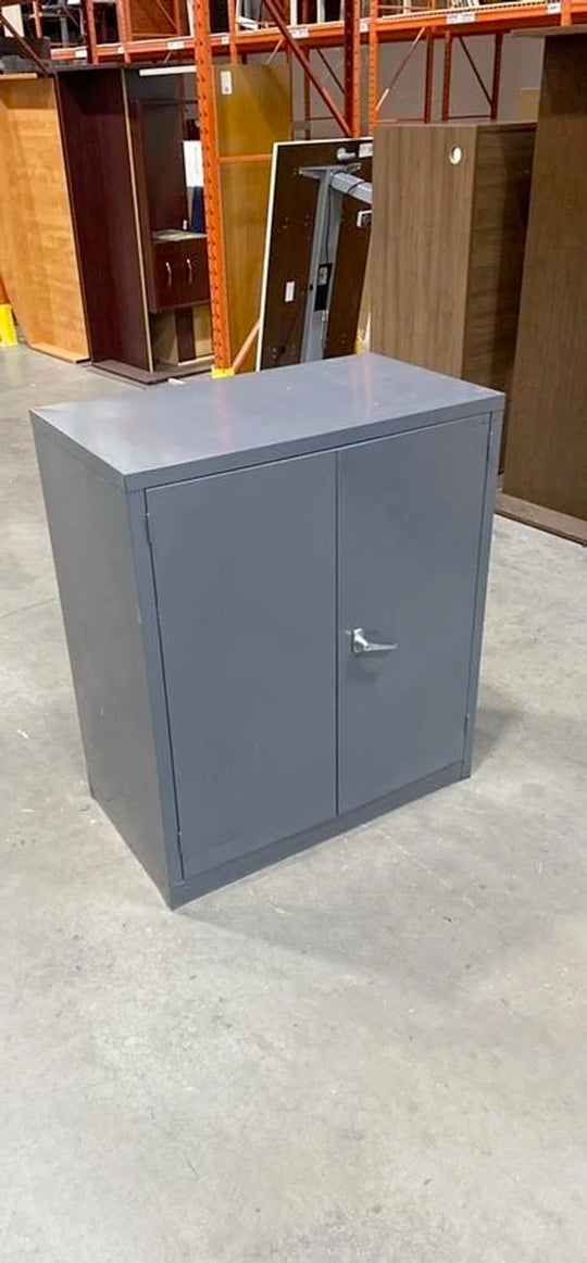 Metal 3-High 2 Door Stationary Cabinet