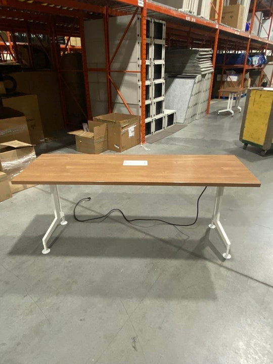 Haworth Flip Top Table w/Electrical