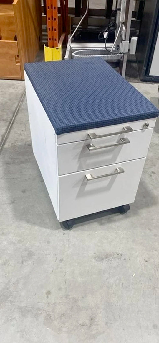 Trendway Metal Mobile BF Ped w/ Cushion Top