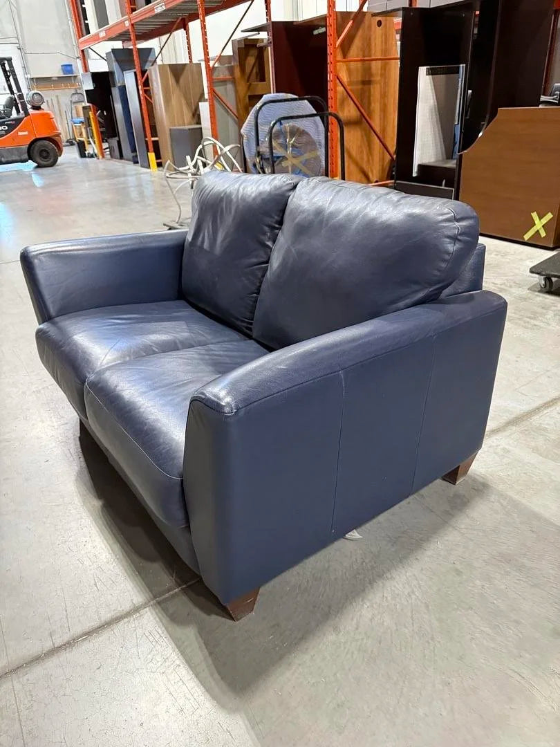 Leather Loveseat