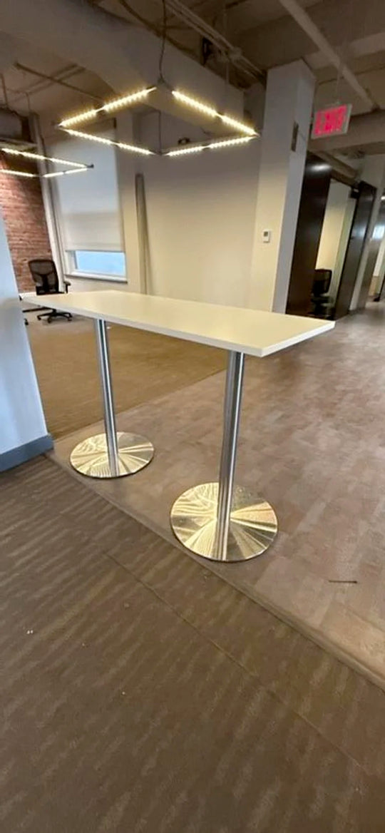 Bar Height Table - White