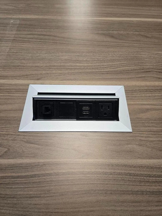 Steelcase 12' Rectangle Boardroom Table w/Electrical