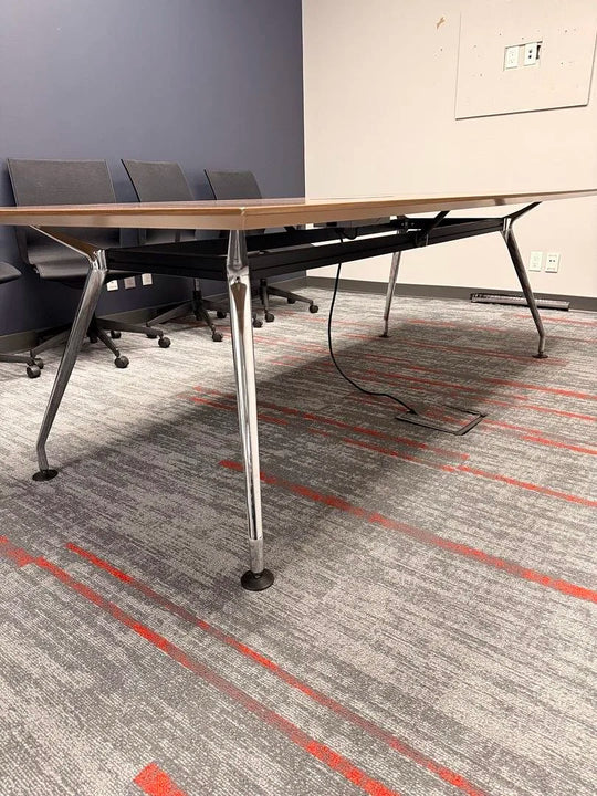 8' Rectangle Boardroom Table w/Electrical